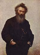 Ivan Shishkin Portrait of Ivan Shishkin by Ivan Kramskoy, Spain oil painting artist